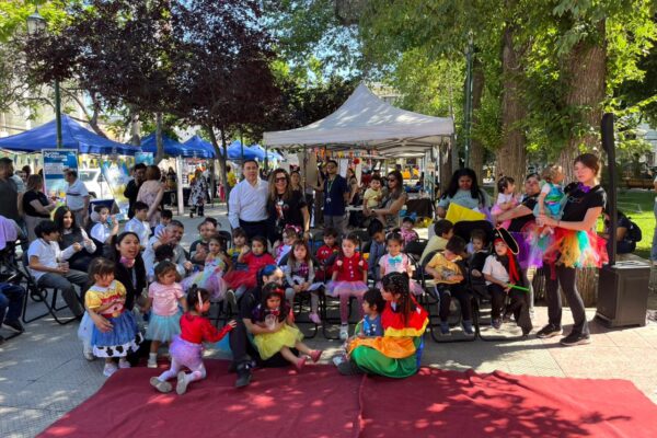 Los Andes celebró el Día Mundial de la Niñez con una plaza llena de color y actividades