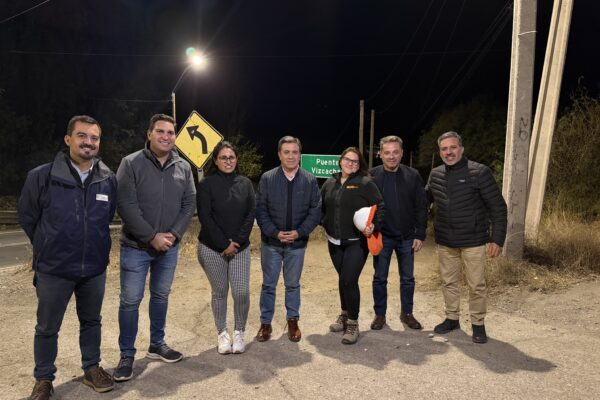 Municipalidad de Los Andes y Colbún culminan proyecto de luminarias LED en Camino Internacional
