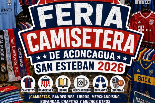 San Esteban tendrá la primera Feria Camisetera de Aconcagua