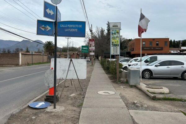 Municipio de Rinconada licita proyecto por más de $478 millones para renovar veredas en la carretera San Martín