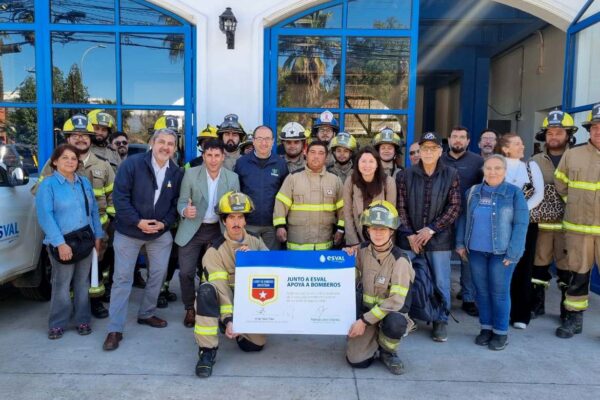 Esval relanza campaña de aportes a Bomberos de San Esteban a través de las cuentas de agua  potable