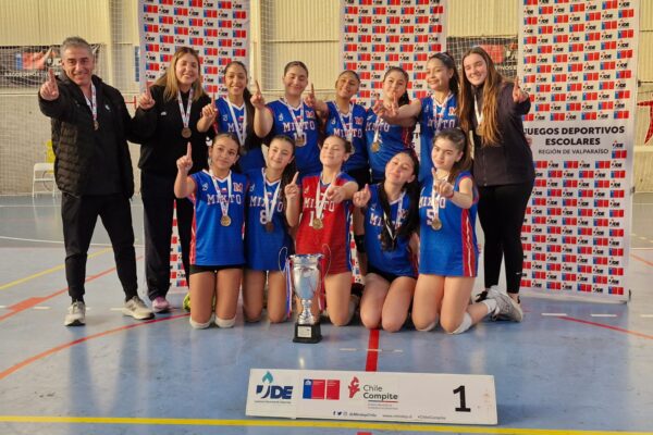 Colegio Alemán de Panquehue y Liceo Mixto de San Felipe representarán a la región en la final nacional escolar sub 14