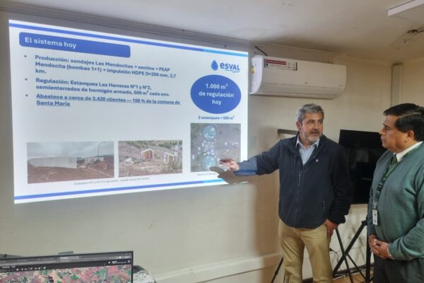 Esval construirá nuevo estanque para fortalecer el suministro de agua potable en Santa María