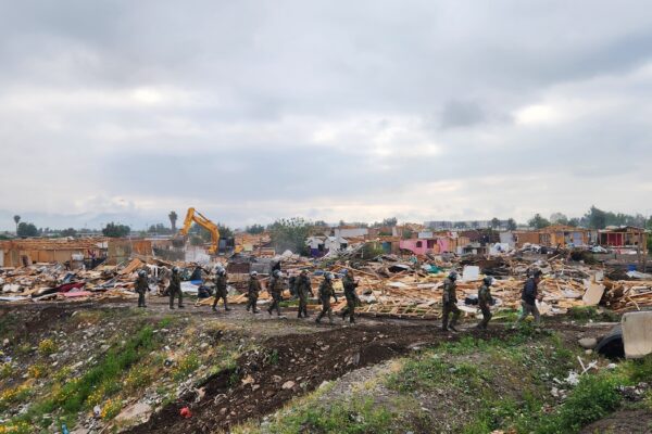 En San Felipe Mega operativo de Desalojo de la Toma Yevide encontró todas las viviendas desocupadas
